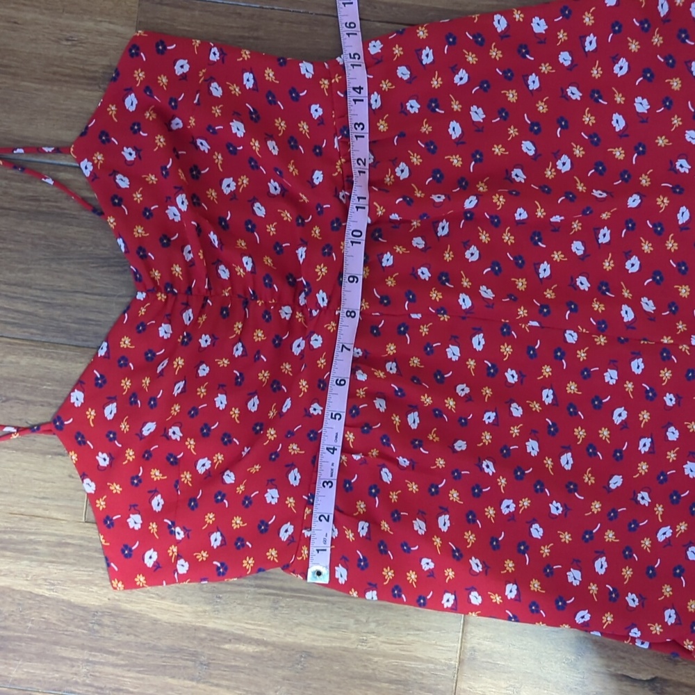 Madewell Ruched Wide Leg Jumpsuit in Prairie Posies - Picture 7 of 15